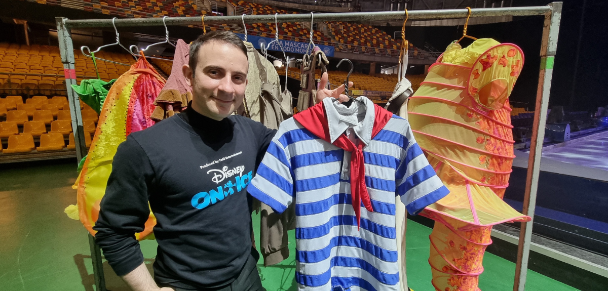 La historia de Pablo Saccinto, el patinador argentino que brilla en la pista de Disney On Ice