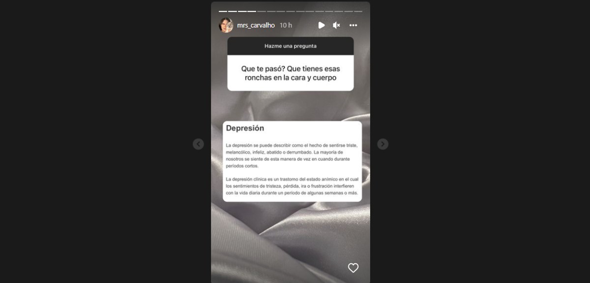 Michelle Carvalho preocupó a sus fans al revelar complejo momento de salud: mostró marcas en su piel