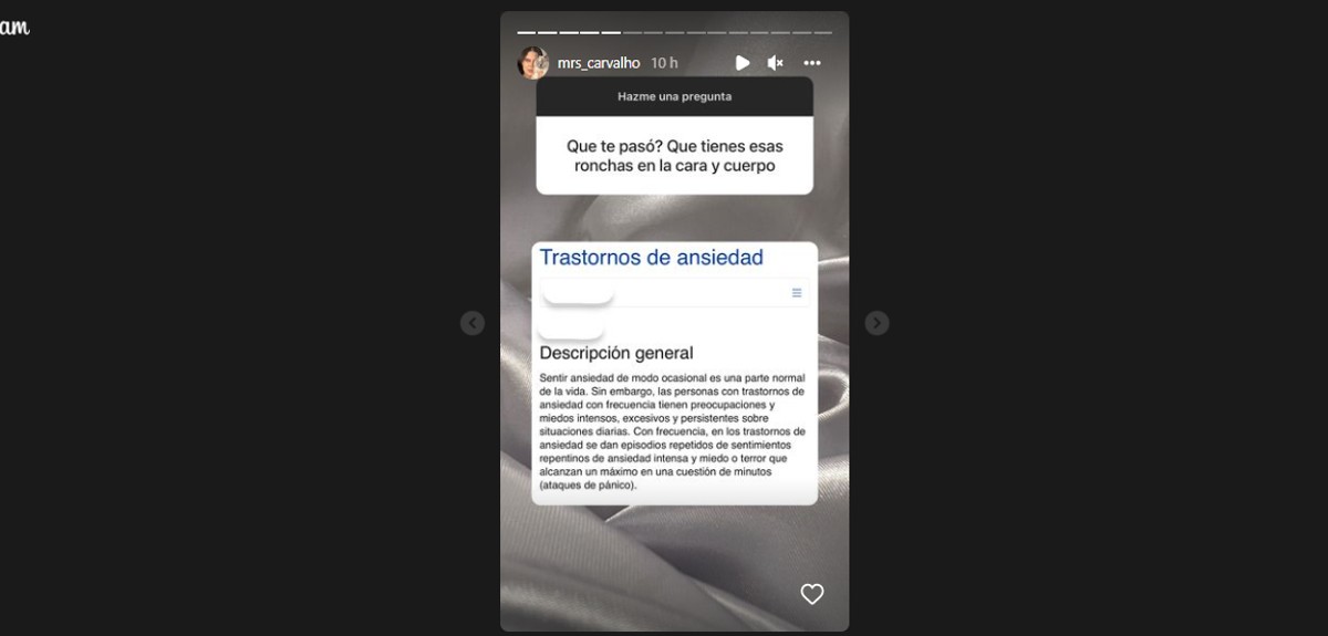 Michelle Carvalho preocupó a sus fans al revelar complejo momento de salud: mostró marcas en su piel