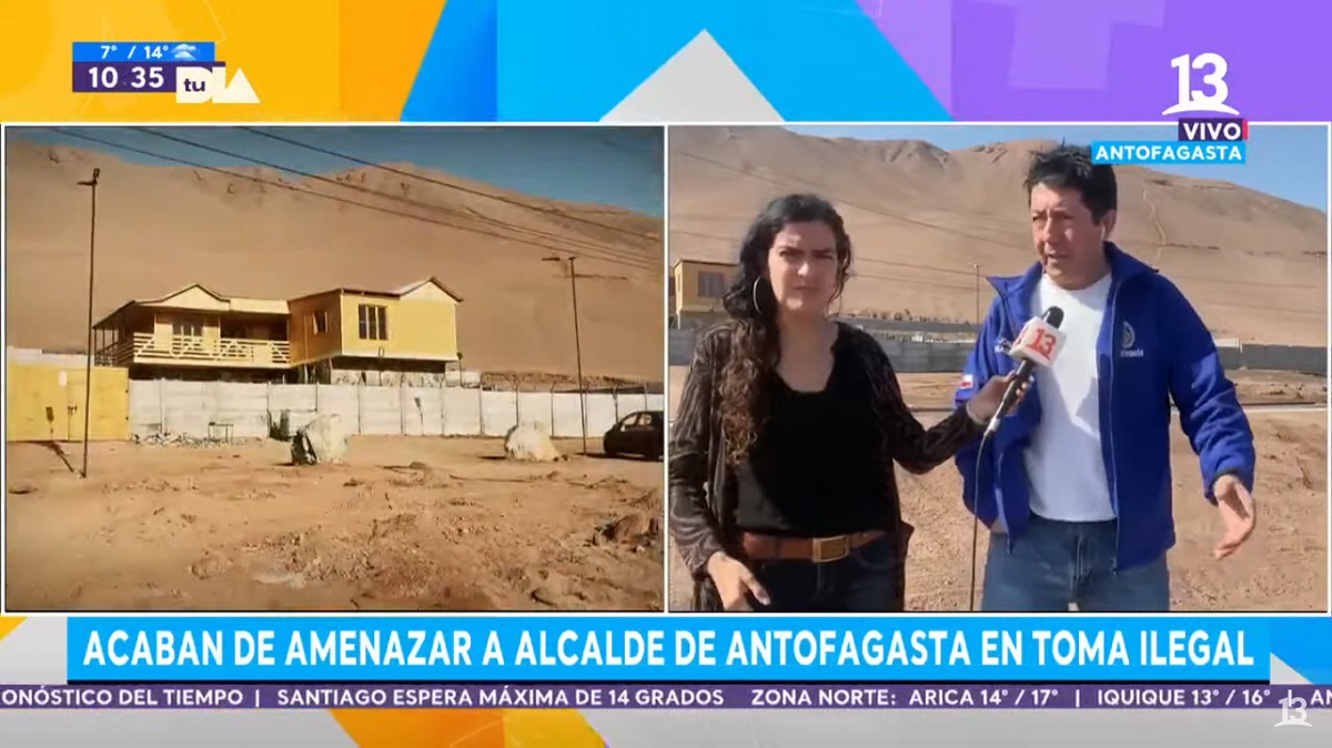 amenazas alcalde de Antofagasta Tu Día