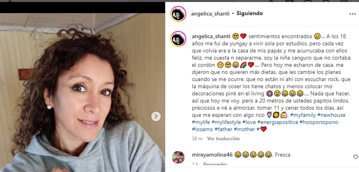Angélica Sepúlveda contó que sus padres la echaron de la casa: “Sentimientos encontrados”