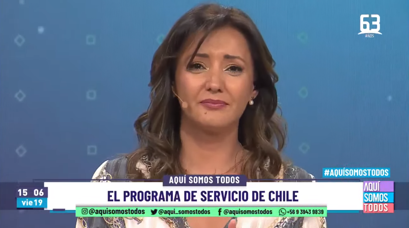 Priscilla Vargas se quebró en final de Aquí Somos Todos: "Todo el equipo se merece algo mejor"