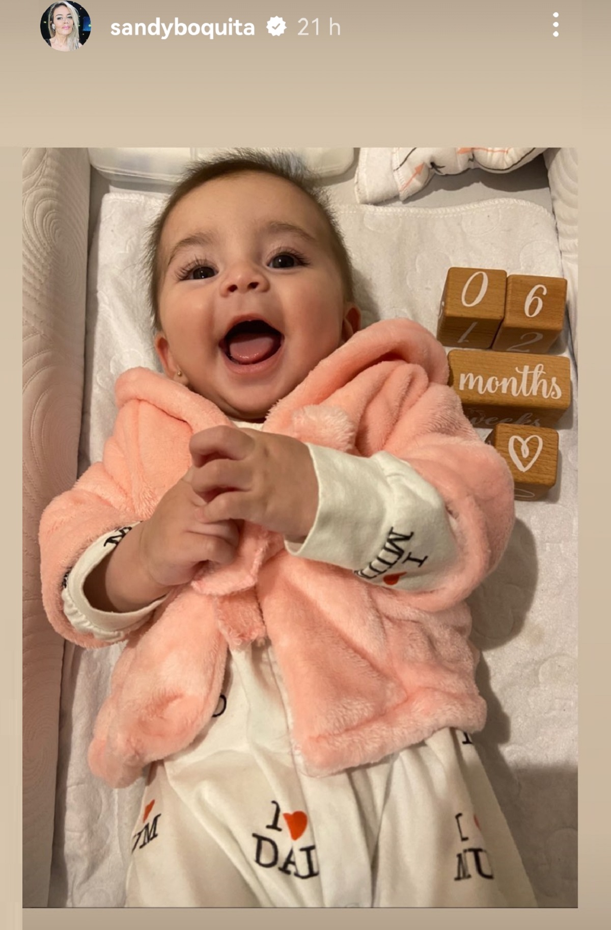 Sandy Boquita bebé 6 meses