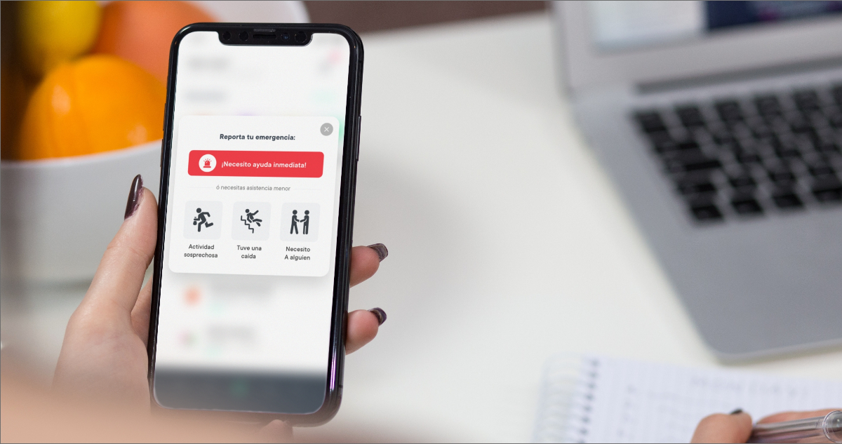 botón de emergencia