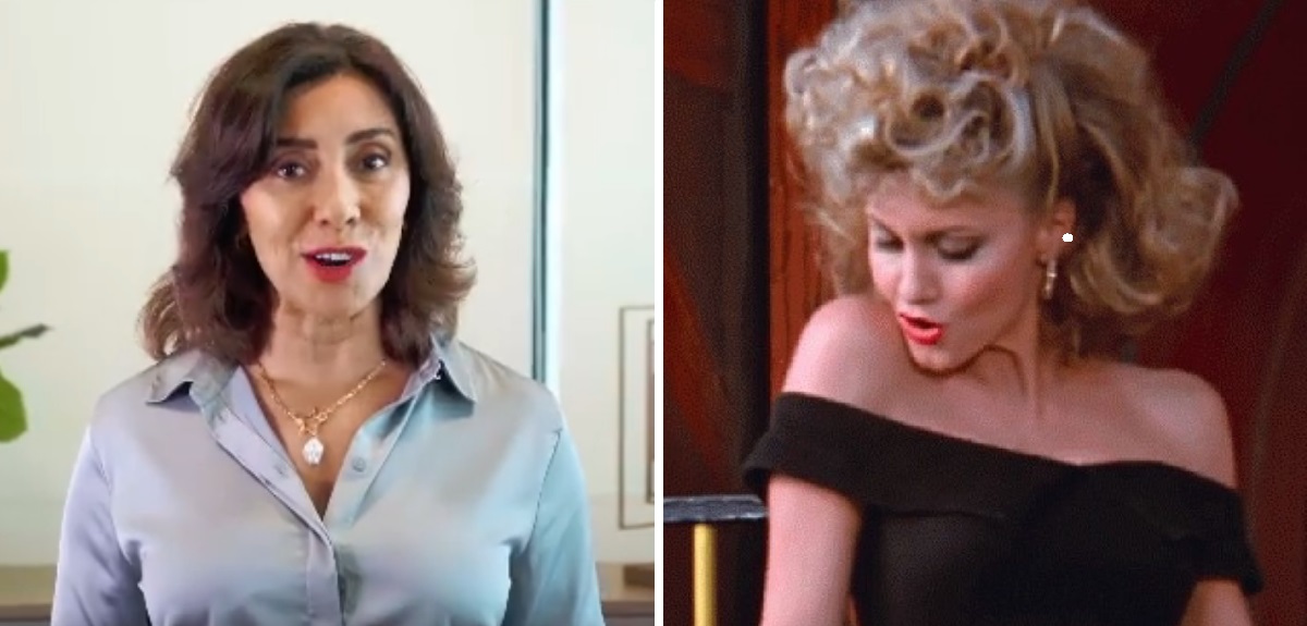 Carmen Gloria Arroyo sorprendió con recreación del baile de Olivia Newton-John en 'Grease'