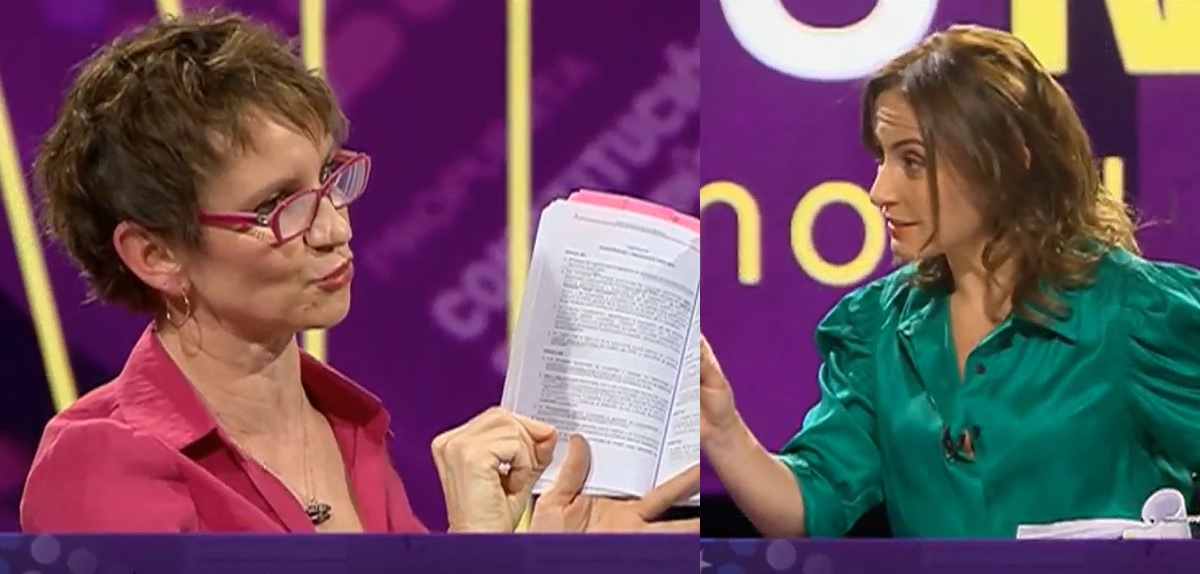 La aclaración de Carolina Tohá a Coni Santa María en Estado Nacional: 