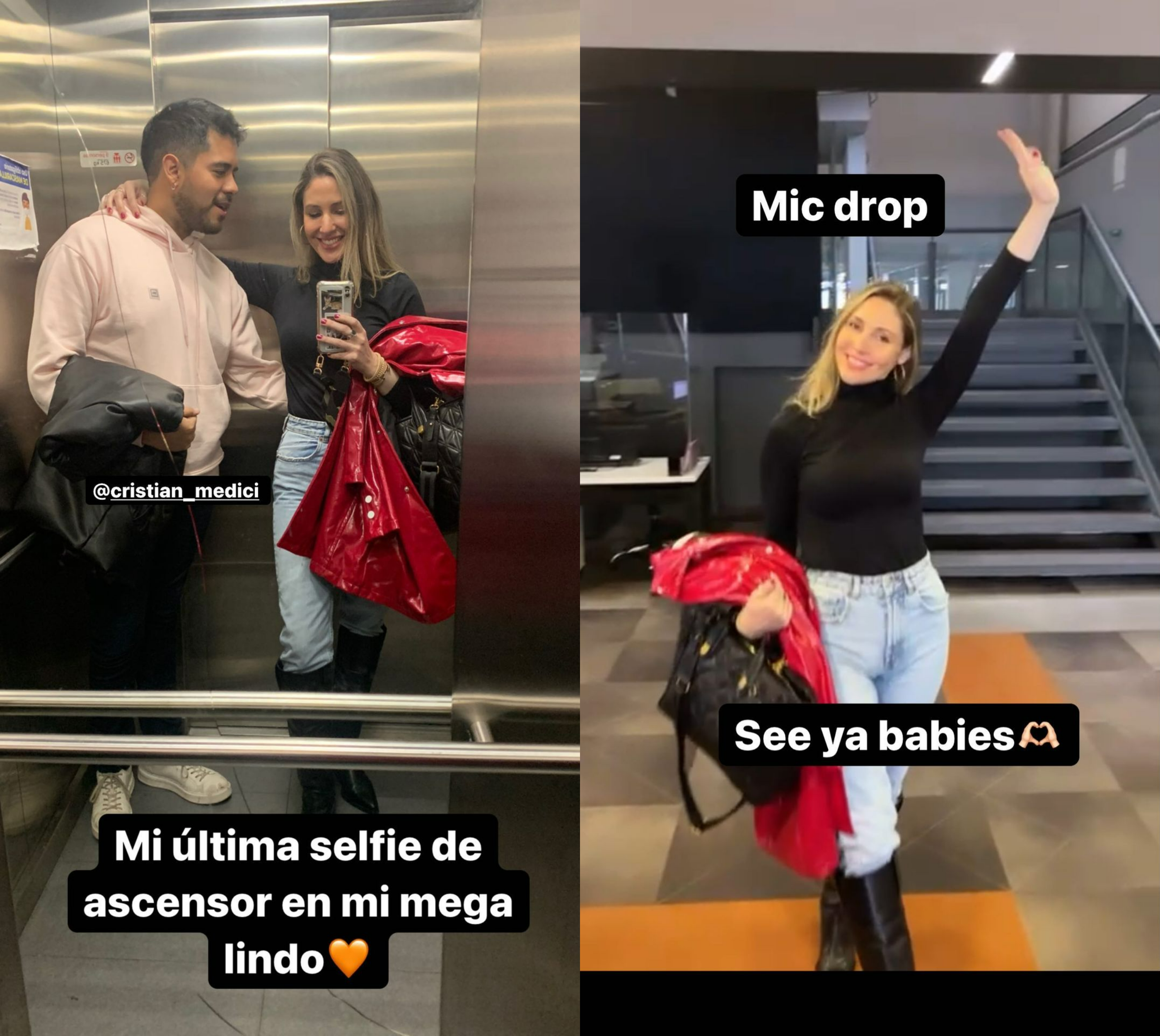 Claudia Salas vivió su último día en Mega.