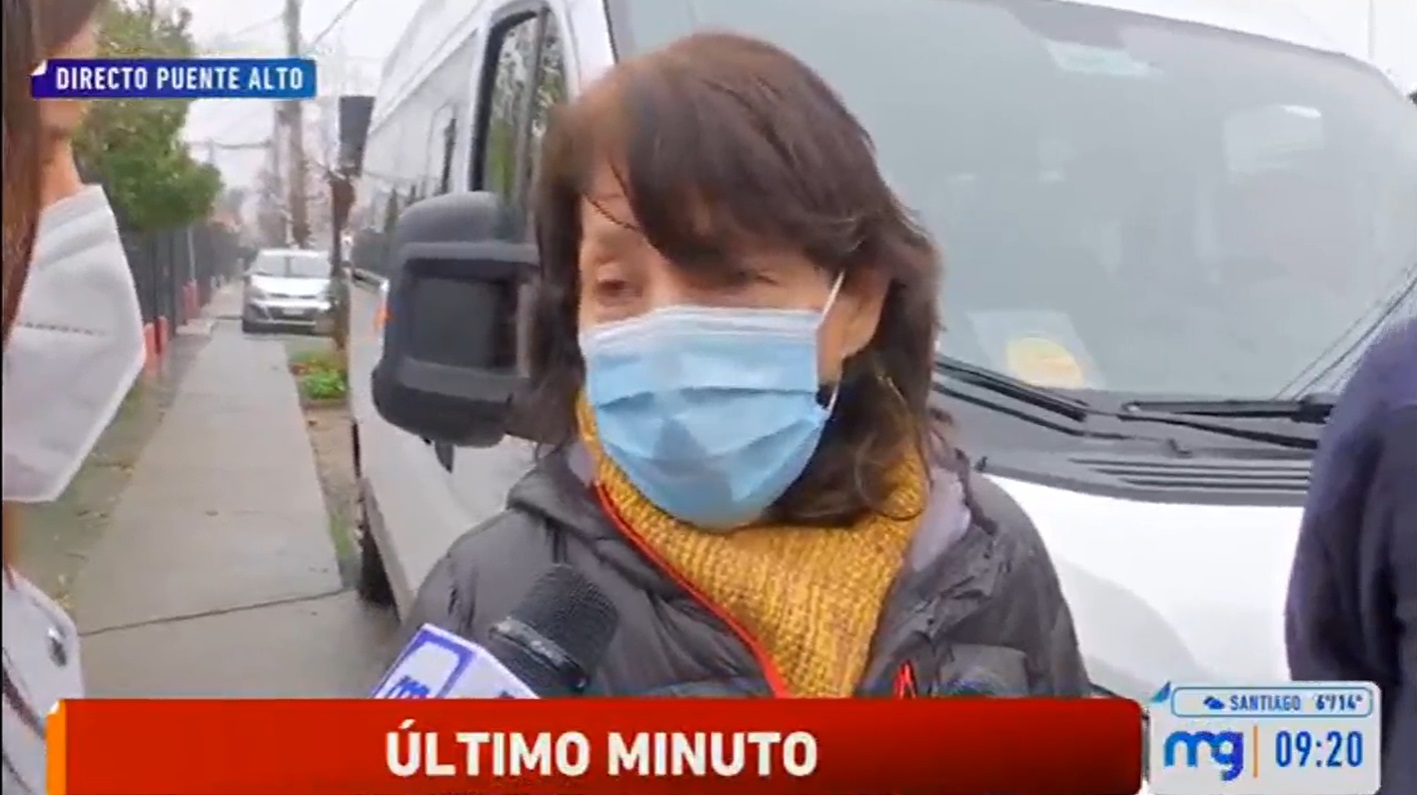 Conductora de furgón escolar en Puente Alto