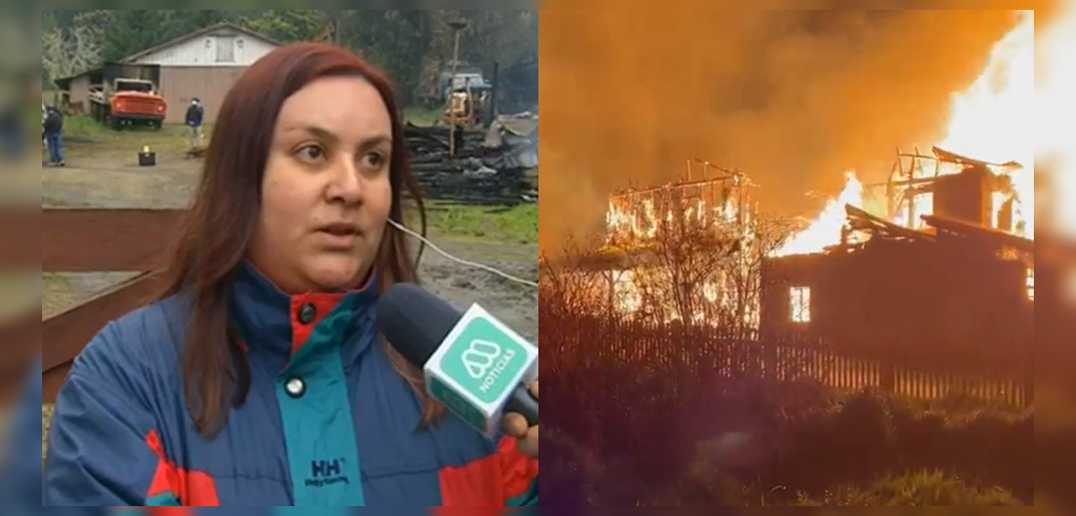 El dramático relato de sobrina de trabajador herido durante violento ataque incendiario en Contulmo