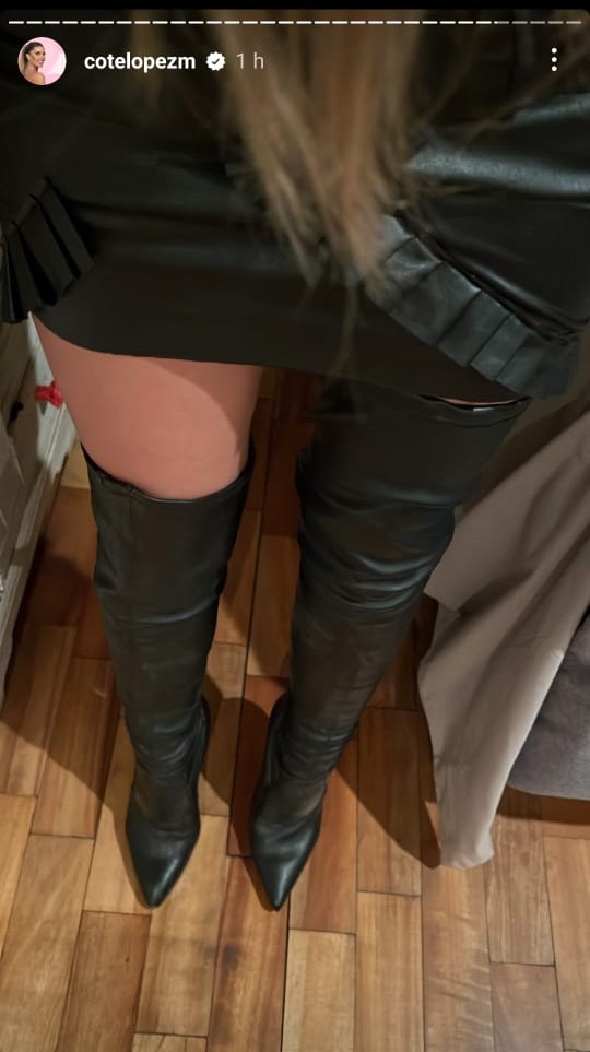 El chascarro de Coté López con su calzado.