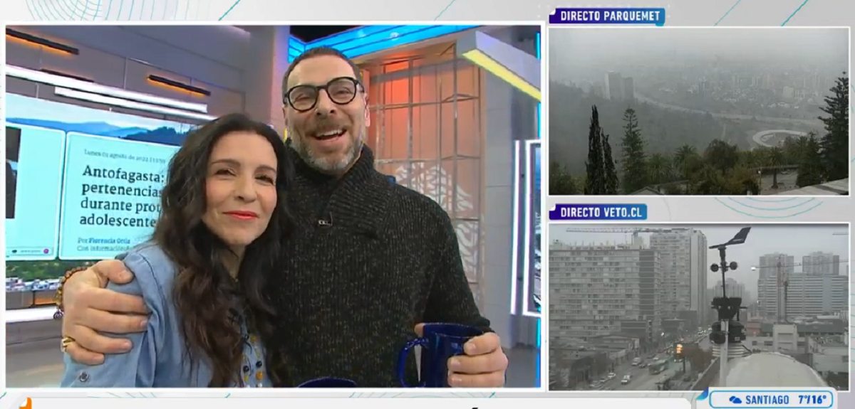 La reacción de Neme en vivo tras salida de Diana de Mucho Gusto: 