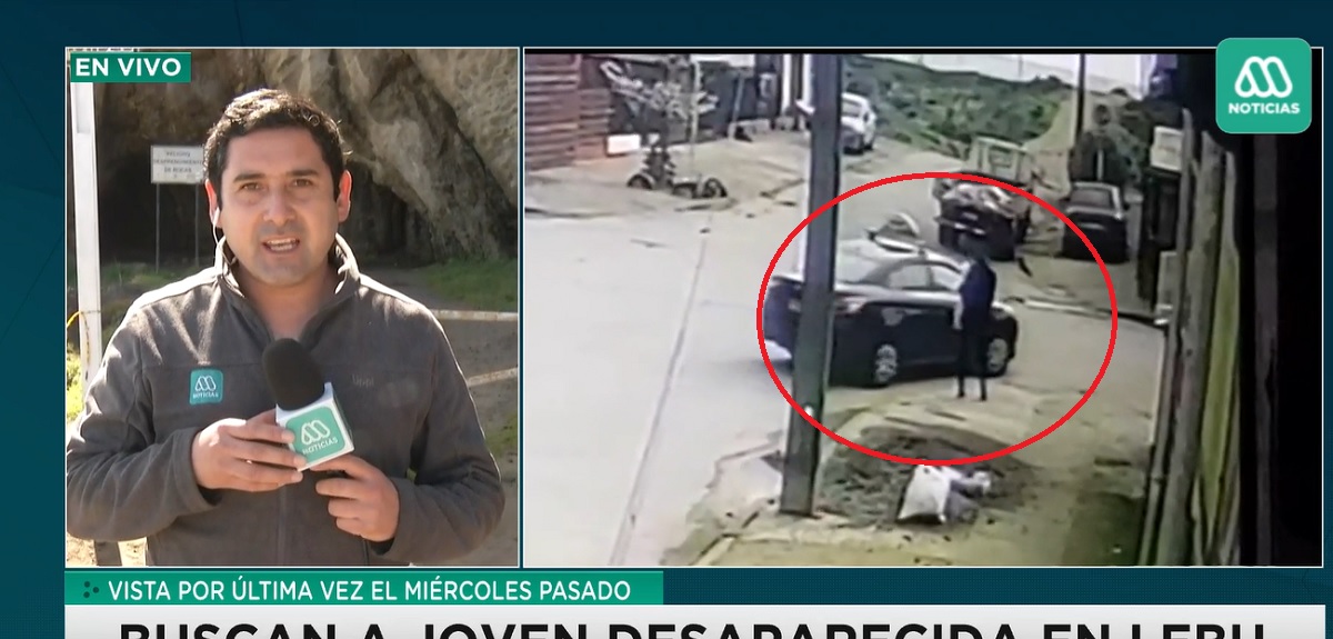 Estefany Martínez desaparecida Lebu video clave