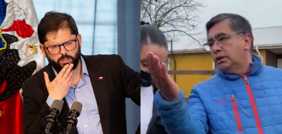 Vecino increpó a Boric por ubicación durante acto en Fresia: 