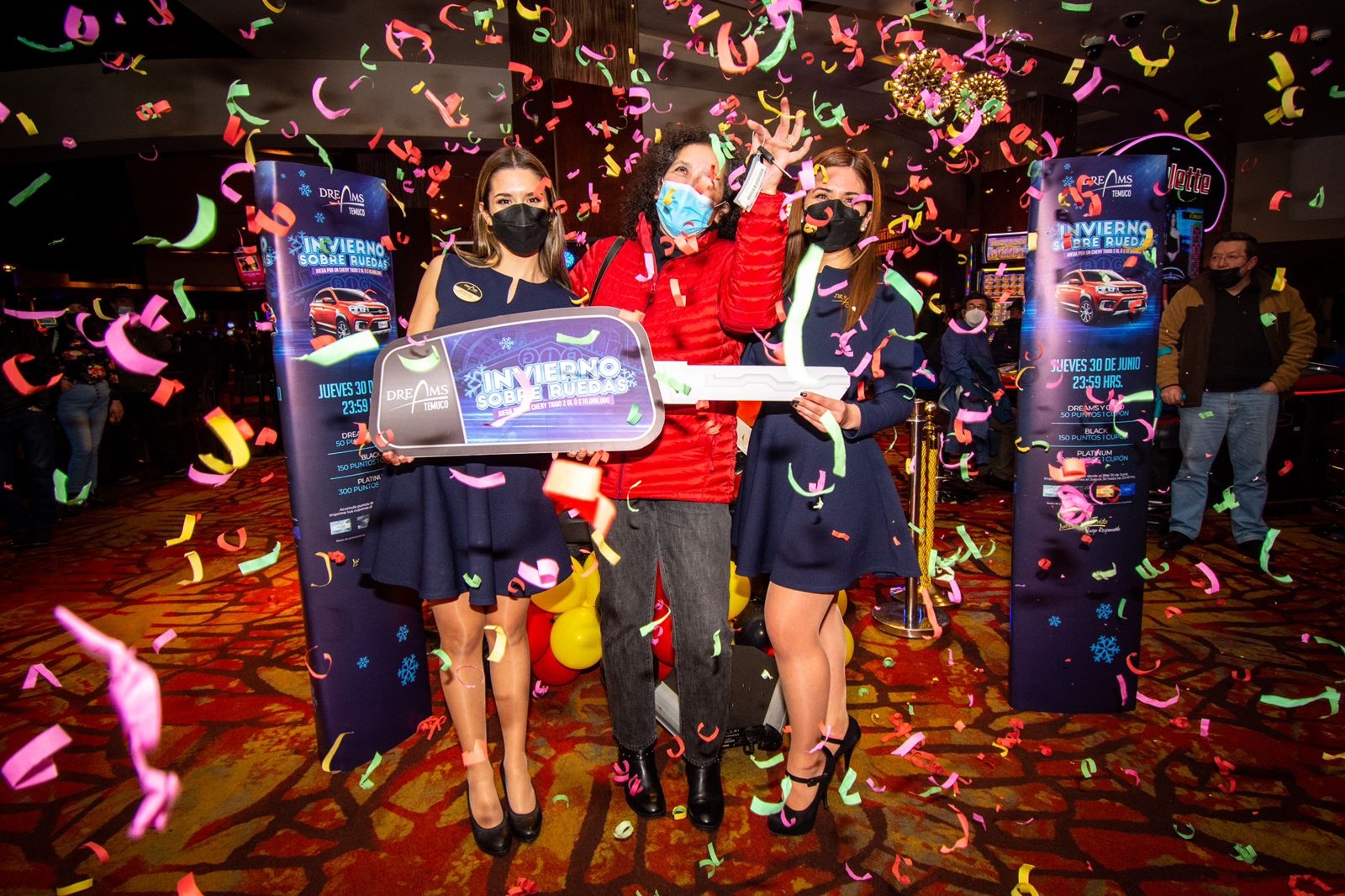 ingeniera sin trabajo ganó auto en casino de Temuco