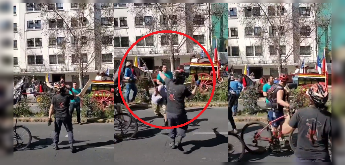 Gobierno presentó querella por enfrentamiento de adherentes del Apruebo y el Rechazo en la Alameda