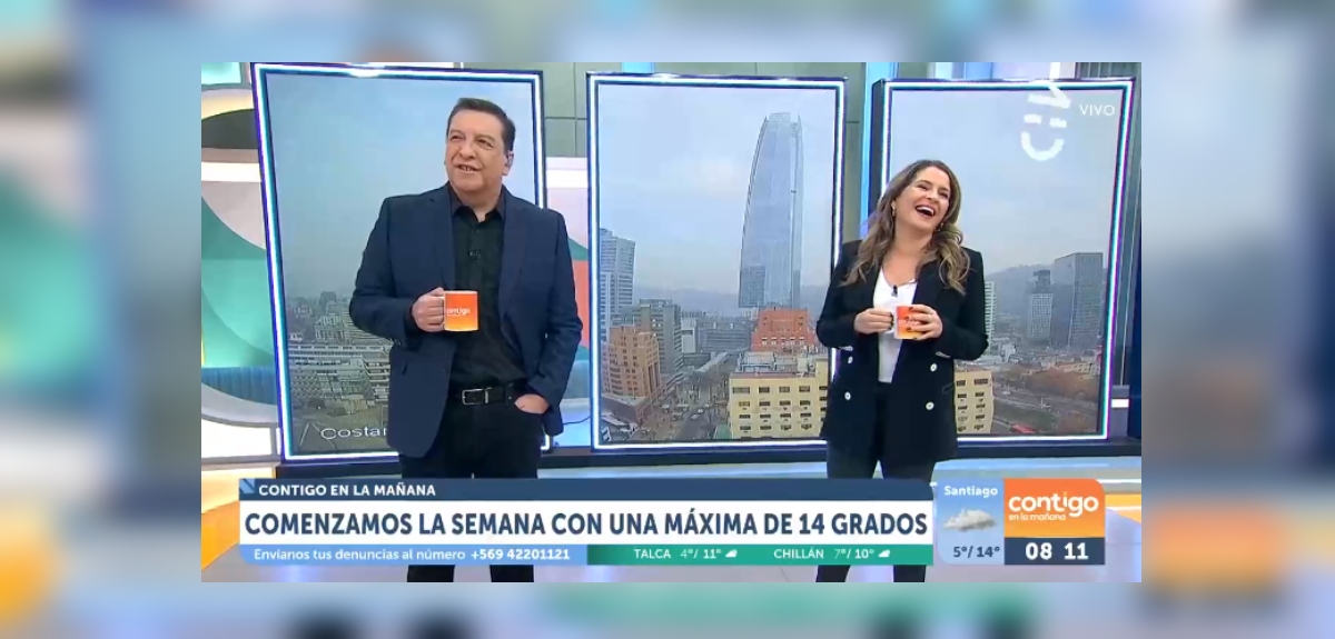 JC y Monse Álvarez bromearon por la delgadez de Daniel Matamala y Roberto Cox: 