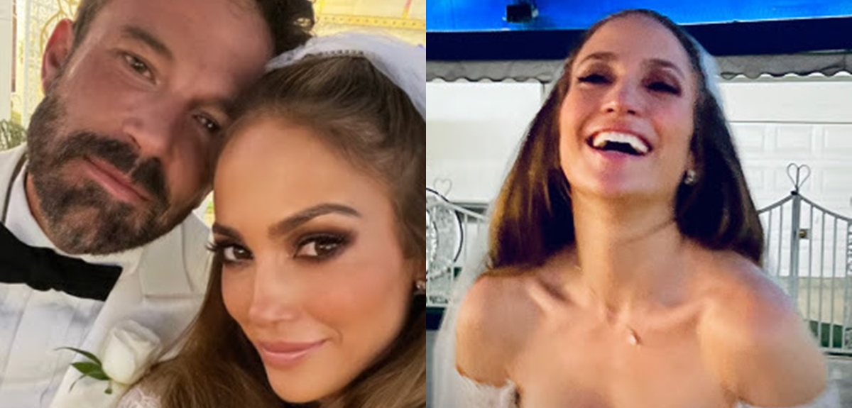 Jennifer Lopez reveló los tres vestidos de novia que usó en su matrimonio con Ben Affleck