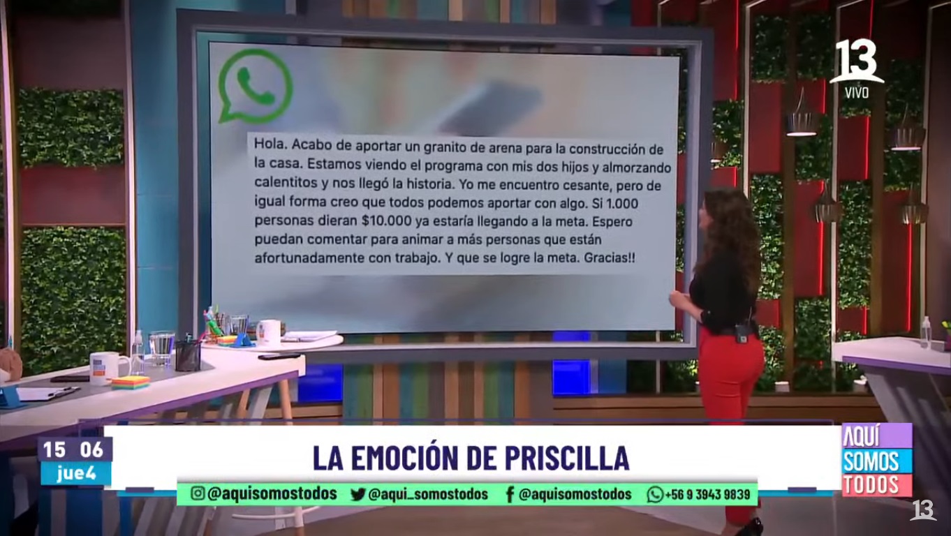 llanto Priscilla Vargas Aquí somos todos