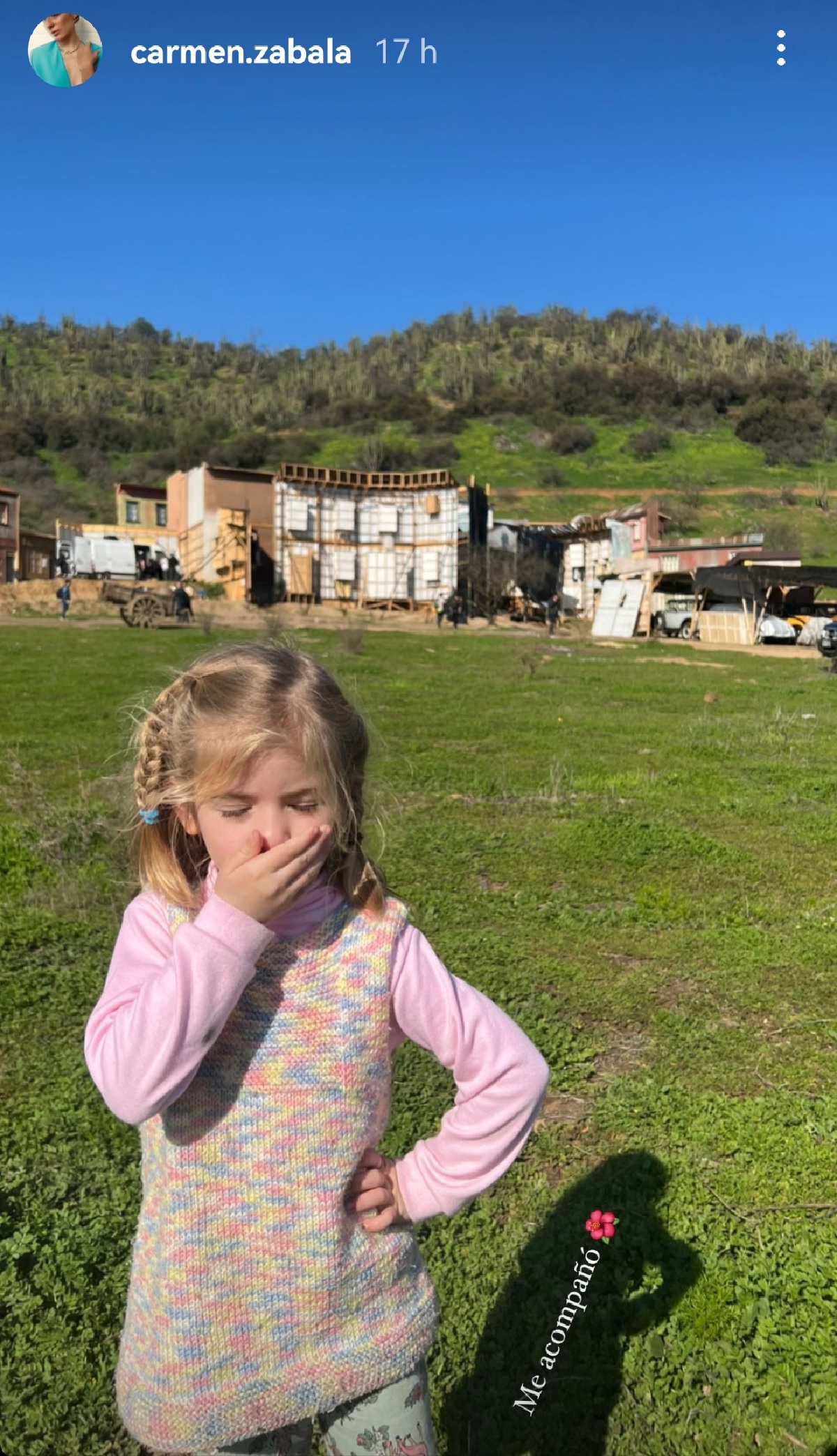 Luisa hija de Carmen Zabala grabaciones Hijos del Desierto