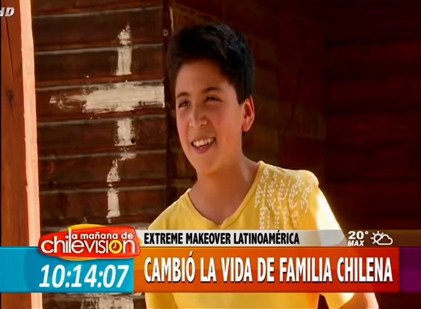 El día que Marcelino Núñez estuvo en el programa Extreme Makeover