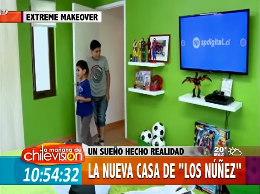 El día que Marcelino Núñez estuvo en el programa Extreme Makeover