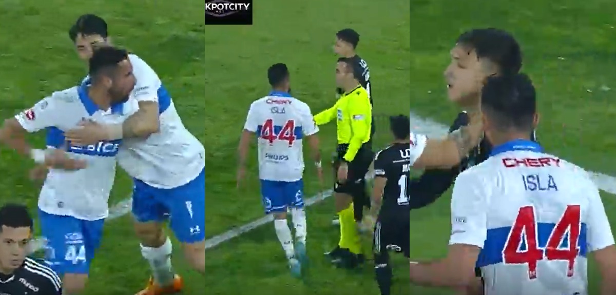 Mauricio Isla perdió el control frente a jugador de O'Higgins: 