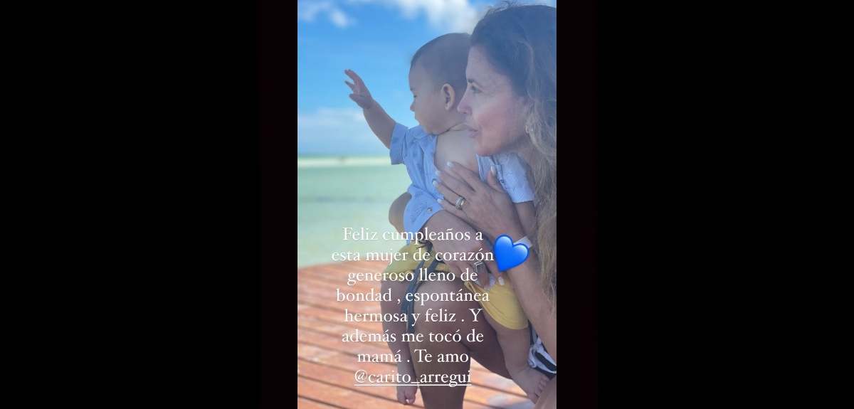 Mayte Rodríguez saludo Carolina Arregui