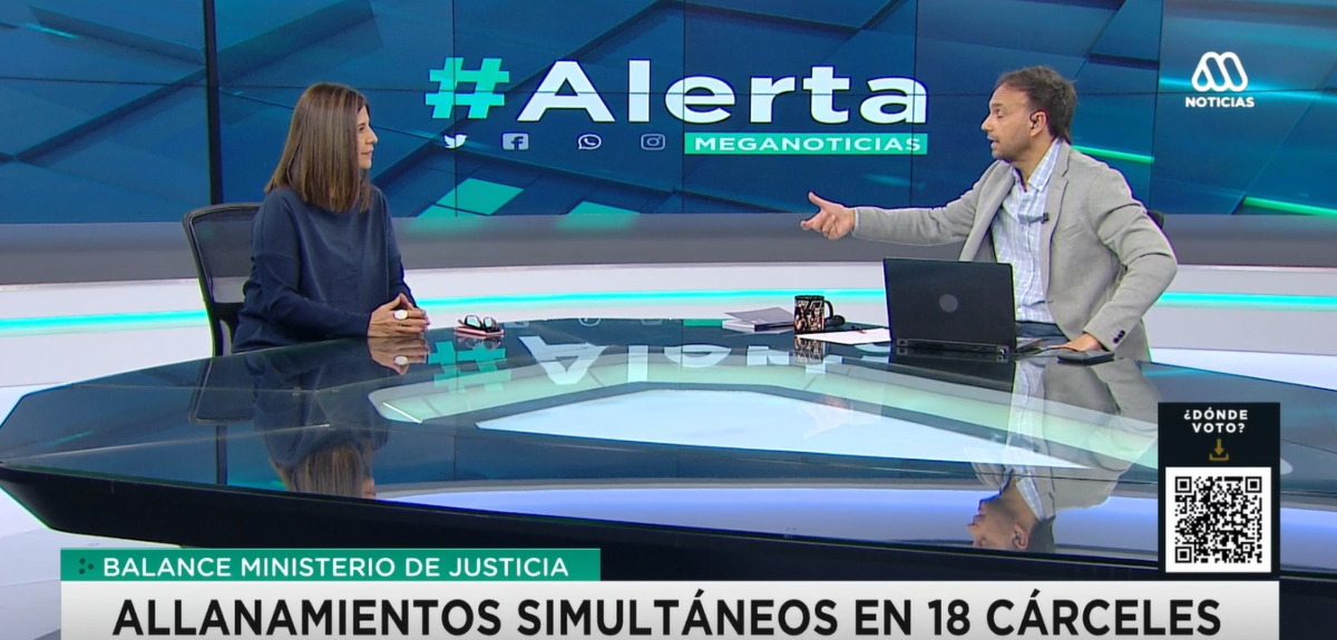 Ministra de Justicia Meganoticias