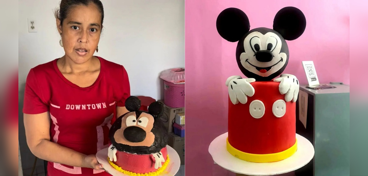 Falleció repostera que hizo viralizada torta de Mickey Mouse: mujer sufría burlas y agresiones