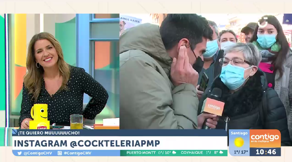 JC Rodríguez y Monse Álvarez celebraron a mujer de 58 años que está terminando su enseñanza media