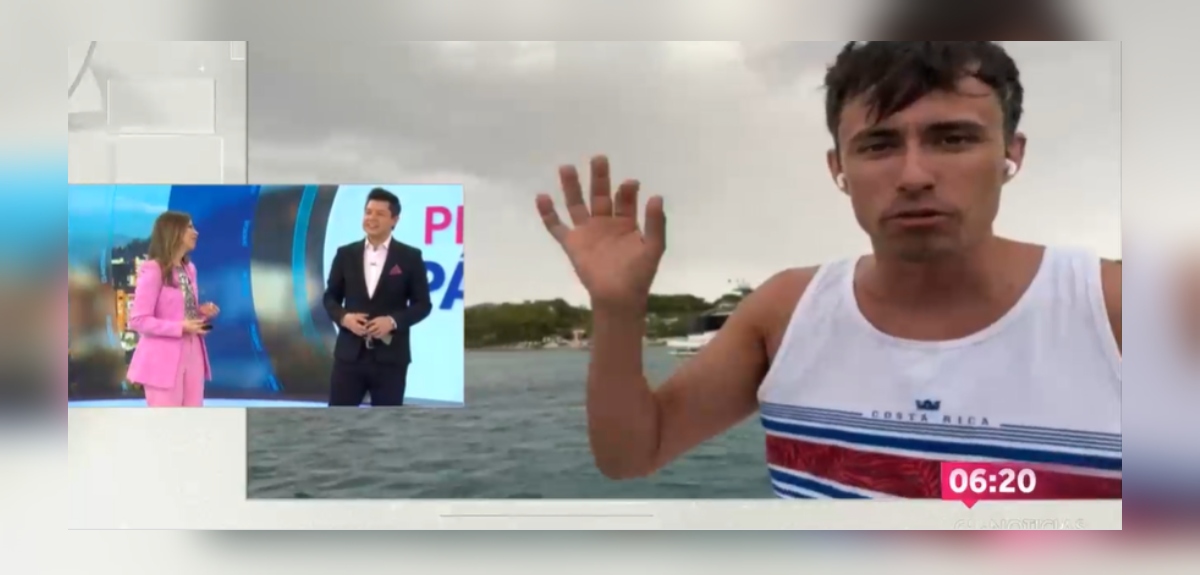 Roberto Cox en noticias de CHV desde Croacia