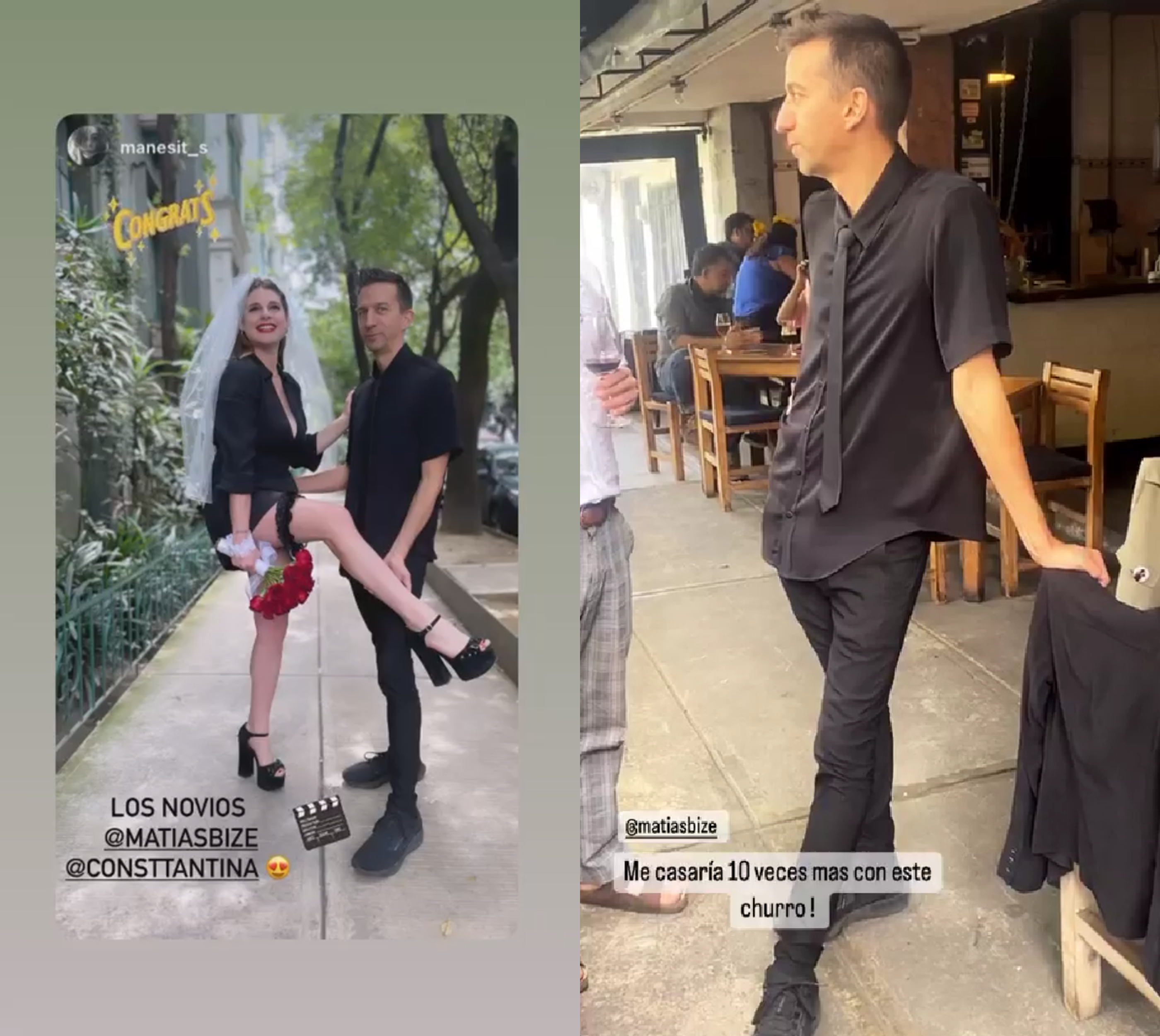 Tanza Varela y su especial matrimonio con Matías Bize en México.