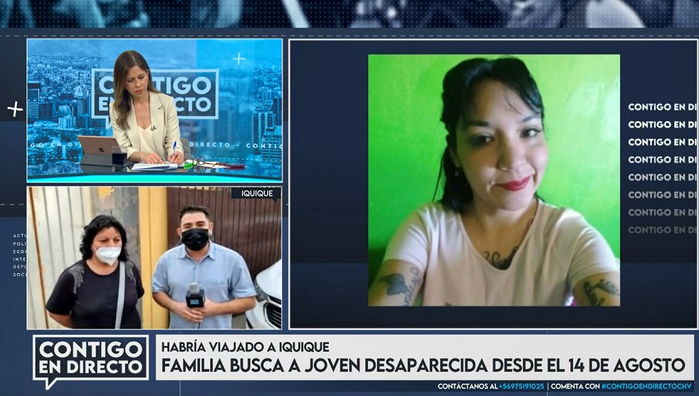 Valeska Pizarro desaparecida Contigo en Directo