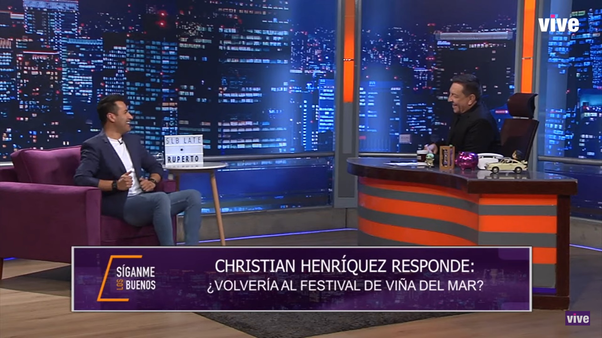 Christian Henríquez en Síganme los buenos
