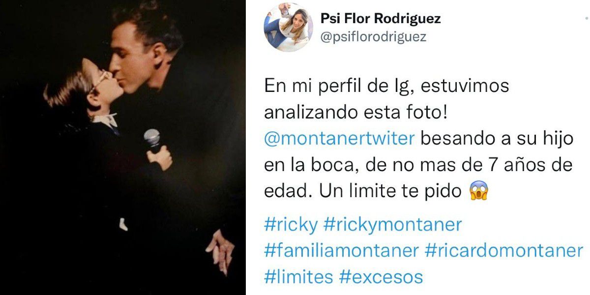 Fotografía de Ricardo Montaner y su hijo