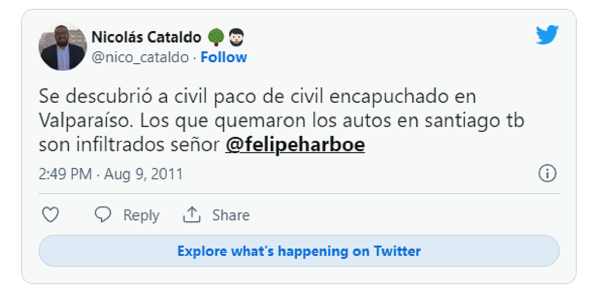 Desclasifican los polémicos tuits del nuevo subsecretario del Interior