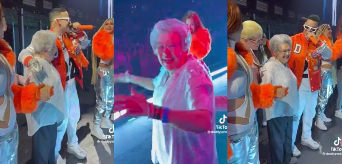 Adulta mayor causó sensación en concierto de Daddy Yankee en EEUU: 