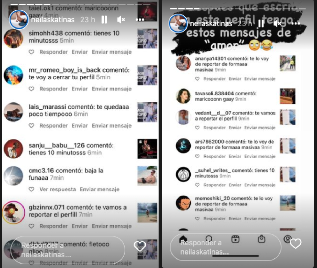 Amenazas a Neilas Katinas