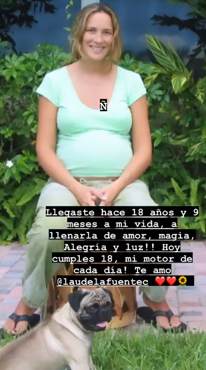 Laura de la Fuente cumplió 18 años.