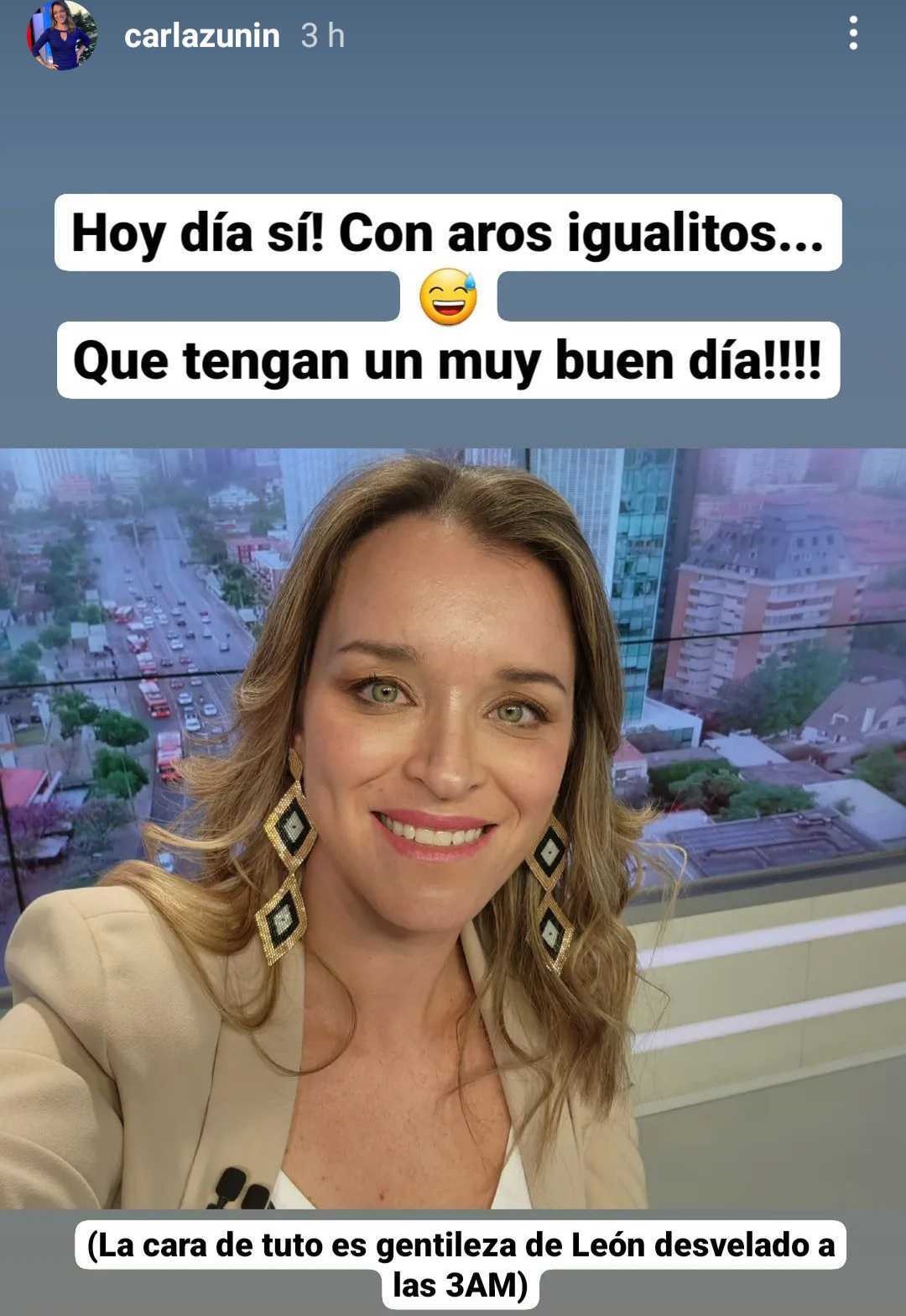 Carla Zunino chascarros aros cambiados