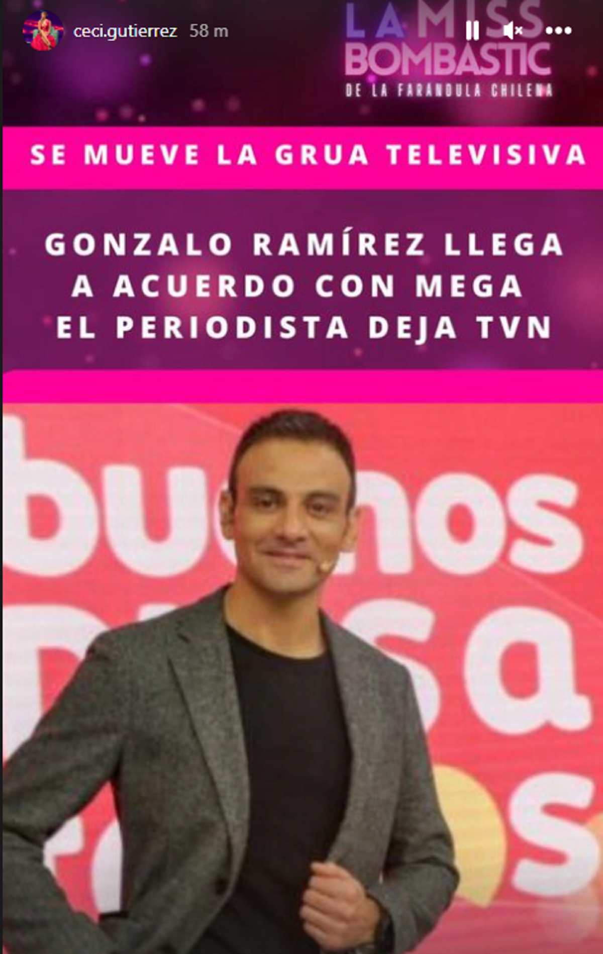 Nuevo terremoto en TVN: Gonzalo Ramírez habría renunciado al canal para emigrar a Mega