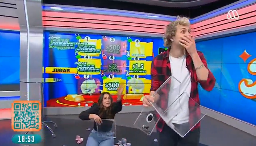 El chascarro de Coté Quintanilla con la caja fuerte de 'La hora de jugar'.