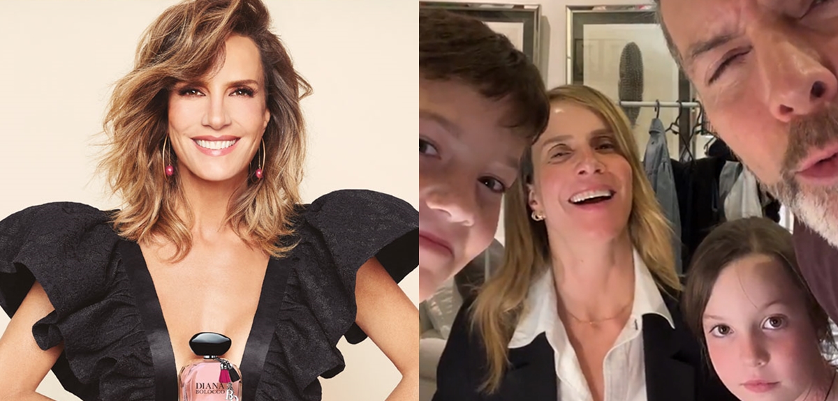 Hijos de Diana Bolocco y Cristián Sánchez se robaron el protagonismo en lanzamiento de su perfume