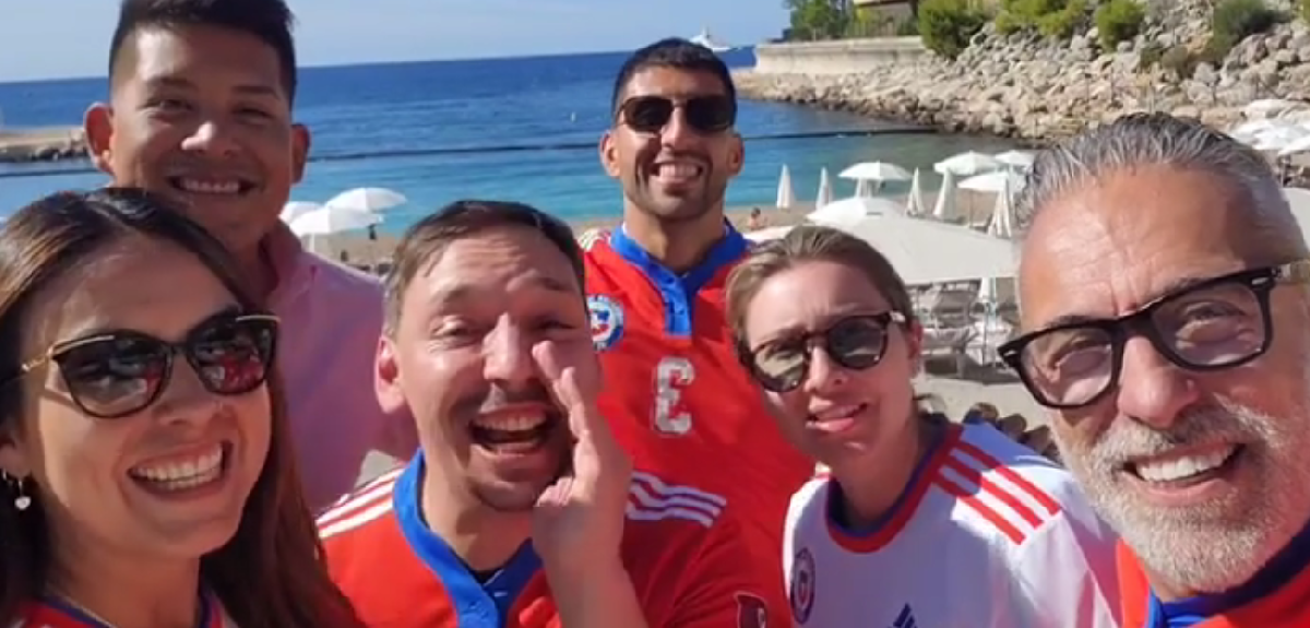 La especial celebración del '18' de Sergi Arola, Rodrigo Avilés y Guillermo Maripán en Mónaco