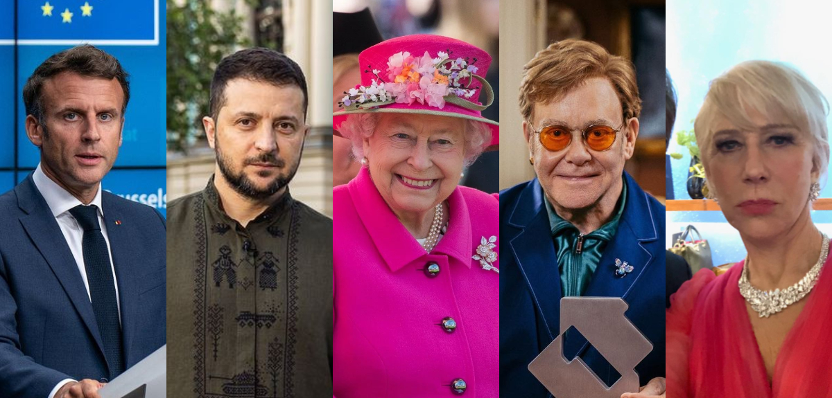 De Emmanuel Macron a Elton John: figuras del mundo envían condolencias por muerte de reina Isabel II