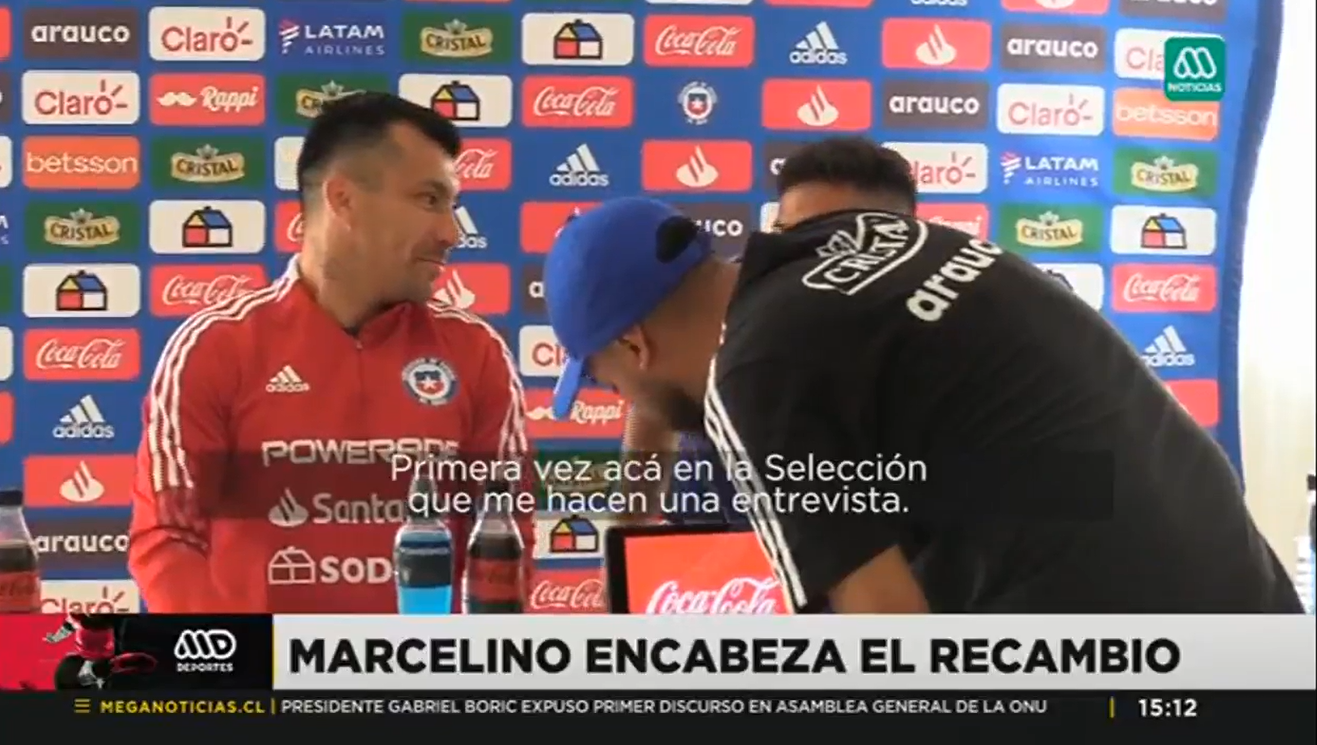 "Sale pa' allá": la respuesta de Medel ante nerviosa reacción de Marcelino