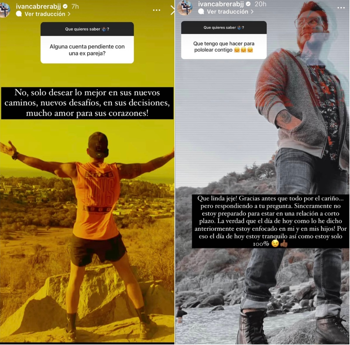 Iván Cabrera habla de su vida amorosa