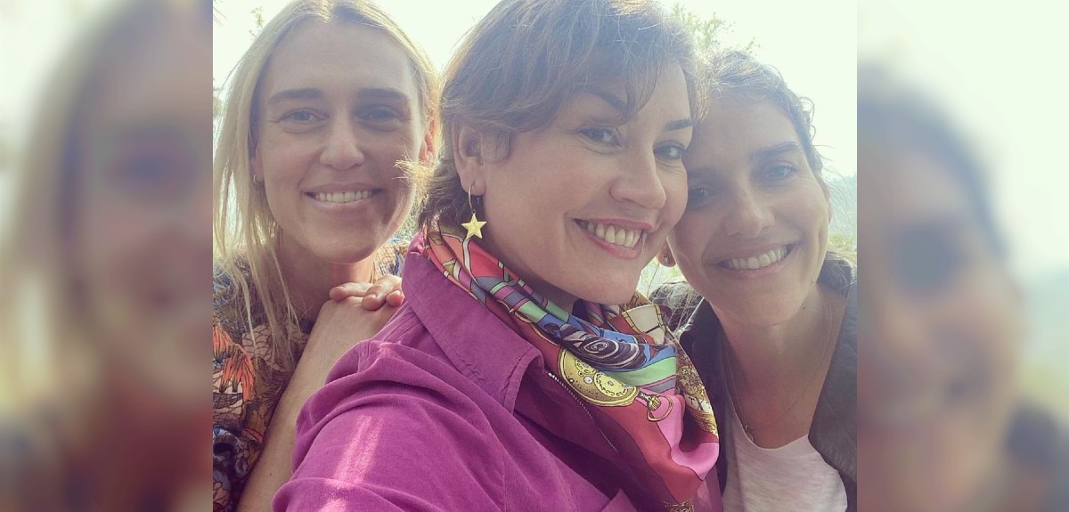 Javiera Contador y Virginia Demaria visitaron a Mari Godoy: “Conociendo al exquisito Domingo”