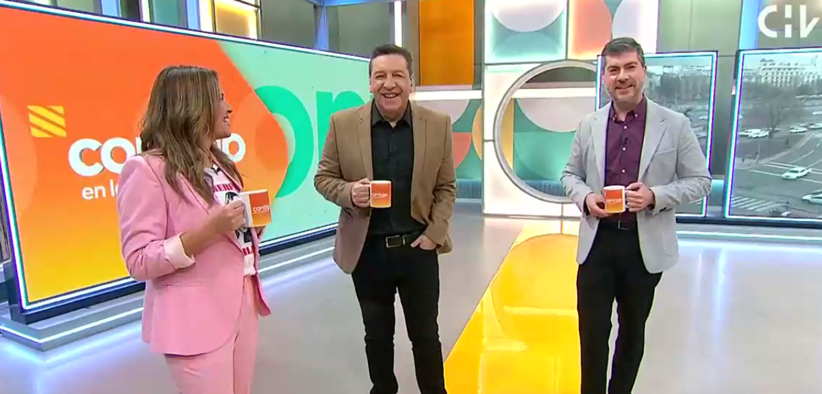 "Lo manejaba Roberto Cox": JC Rodríguez y Monse Álvarez bromearon con cómico fail en matinal de CHV