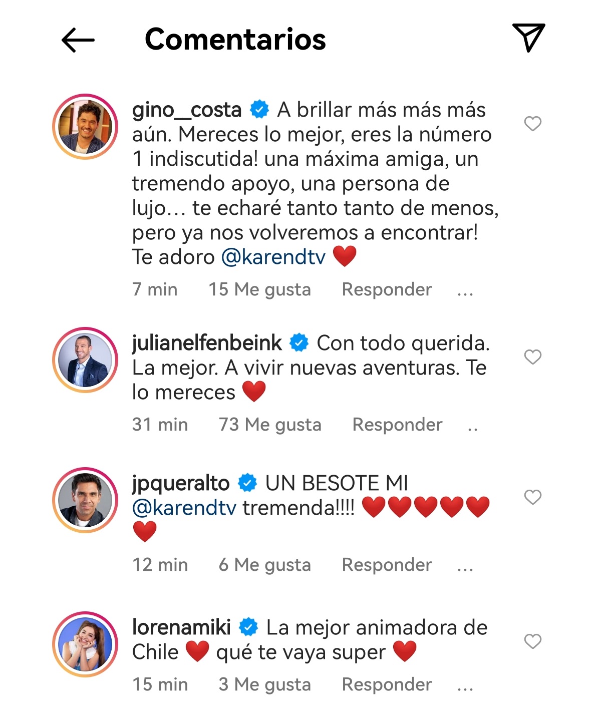 reacciones renuncia Karen Doggenweiler